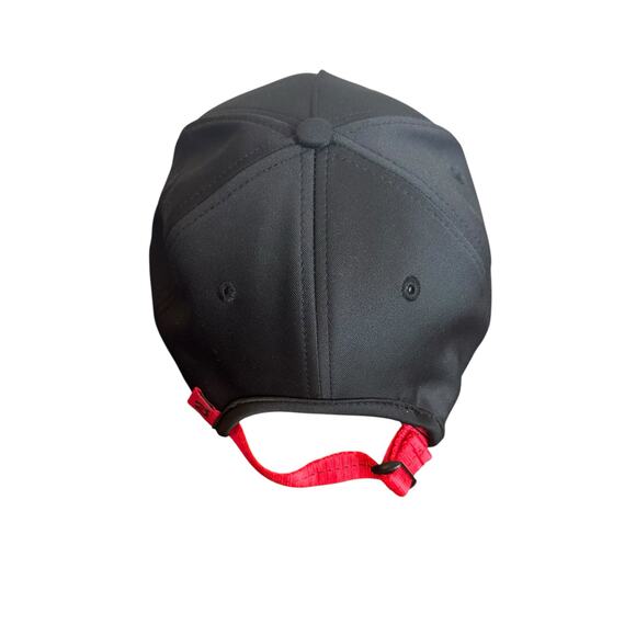 Peloton Black Adjustable Red Strap Baseball Cap One Size Unisex NWOT main image 6